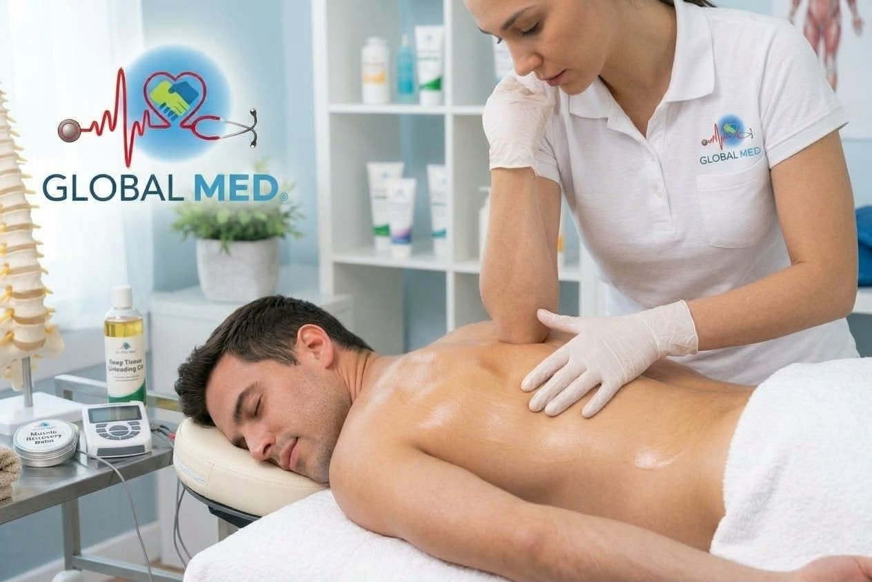 Muscle tension relief massage - 4 sessions